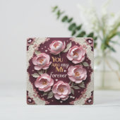 Jij bent mijn eeuwige valentijn kaarten (Staand voorkant)