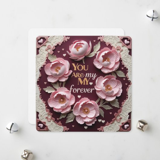 Jij bent mijn eeuwige valentijn kaarten (Voorkant / Achterkant in situ)