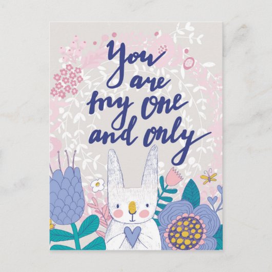 Jij bent mijn enige... briefkaart (Voorkant)