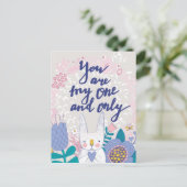 Jij bent mijn enige... briefkaart (Staand voorkant)