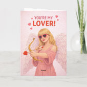 💘 Jij bent mijn geliefde! – Popcultuur Valentijns Feestdagen Kaart (Achterkant)