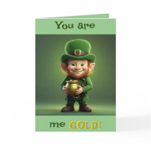 Jij Bent Mijn Goud St. Patrick's Dag Kaart