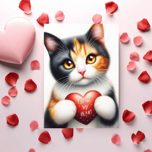 Jij Bent Mijn Hart Valentijn Gedicht Schotse Kat Feestdagenkaart