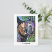 Jij bent mijn hart verlangen! briefkaart (Staand voorkant)