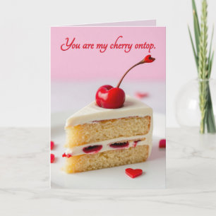 Jij Bent Mijn Kers Opde-top Valentijnskaart Feestdagen Kaart