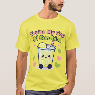 Jij Bent Mijn Kopje Zonneschijn Schattige Limonade T-shirt