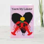 Jij bent mijn kreeft | Grappige liefde Kaart man, (Voorkant)