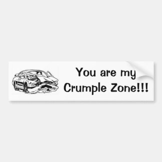 Jij bent mijn kreukelzone!!! bumpersticker