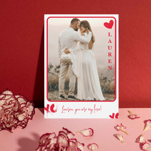 Jij Bent Mijn Liefde Foto Valentijnsdag Kaart