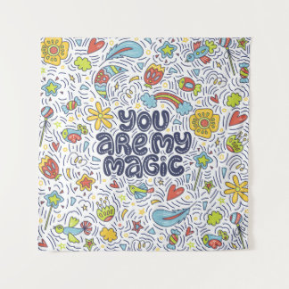 Jij bent mijn magie. Het citeren citeert magie met Wandkleed