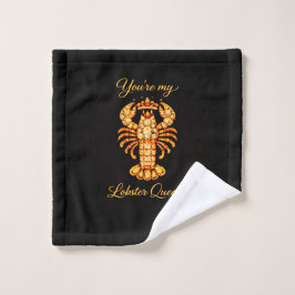 Jij bent mijn met juwelen bezette diamanten luxe k washandje