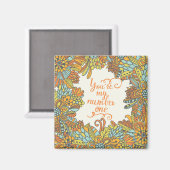 Jij bent mijn nummer één magneet (Voorkant / Achterkant)