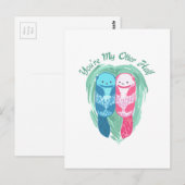 JIJ BENT MIJN OTTER HELFT BRIEFKAART (Voorkant / Achterkant)