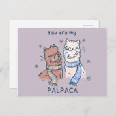 Jij bent mijn Palpaca Briefkaart (Voorkant / Achterkant)