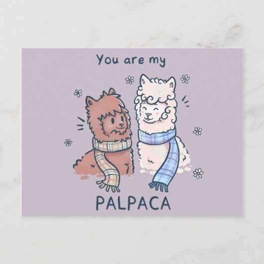 Jij bent mijn Palpaca Briefkaart (Voorkant)