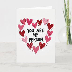 Jij Bent Mijn Persoon Romantische Kaart