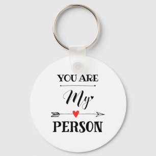 Jij bent mijn persoon sleutelhanger