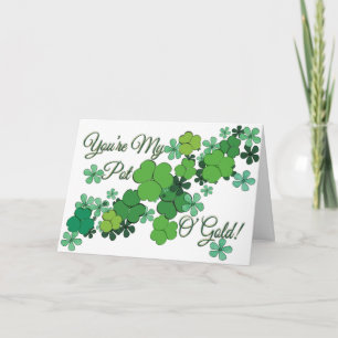 Jij Bent Mijn Pot Met Goud St. Patrick's Valentkaa Kaart