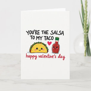 Jij Bent Mijn Salsa Taco Valentijnskaart Kaart