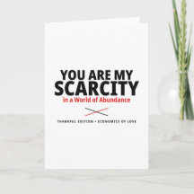 Jij Bent Mijn Schaarste Kaart Romantisch Cadeau