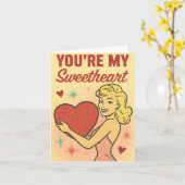 Jij bent mijn schat Valentijnsdag Kaart (Gele Bloem)