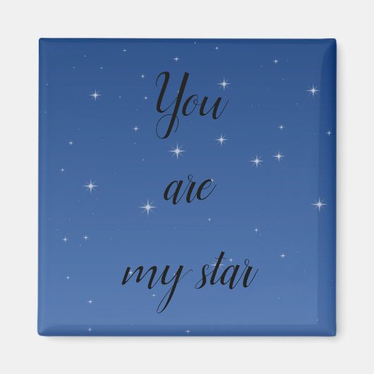 Jij bent mijn ster Magnet Magneet (Voorkant)