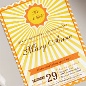 Jij bent mijn Sunshine Baby shower Uitnodiging