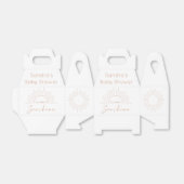Jij bent mijn Sunshine Boho Baby shower Bedankdoosjes (Uitgevouwen)