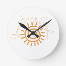Jij bent mijn Sunshine Clock