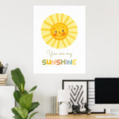 Jij bent mijn Sunshine Nursery Poster (Thuiskantoor)