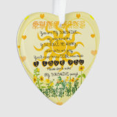 Jij bent mijn Sunshine Ornament (voorkant)