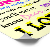 Jij bent mijn Sunshine Poster (Hoek)