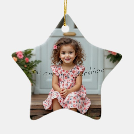 Jij bent mijn sushi kerstversiering keramisch ornament (Voorkant)