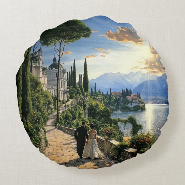 Jij bent mijn Valentijn rond kussen (Achterkant)