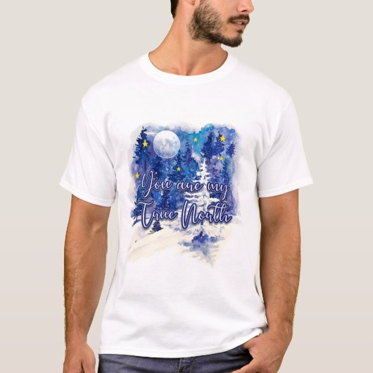 Jij bent mijn ware noorden t-shirt (Voorkant)