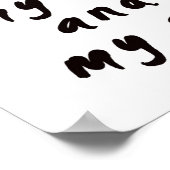 Jij bent mijn zon, mijn maan en al mijn sterren! P Poster (Hoek)