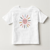 Jij Bent Mijn Zonneschijn | Cute Regenboog Pastel Kinder Shirts (Voorkant)