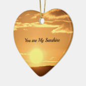 Jij bent mijn Zonneschijn - Landschap met Rijzende Keramisch Ornament (Links)