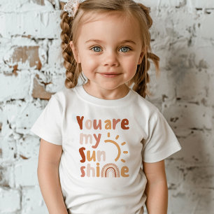 Jij bent mijn zonnetje   Boho Rainbow Kinder Shirts