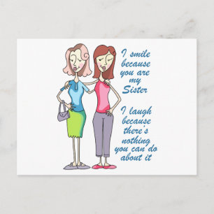 Jij bent mijn zuster briefkaart