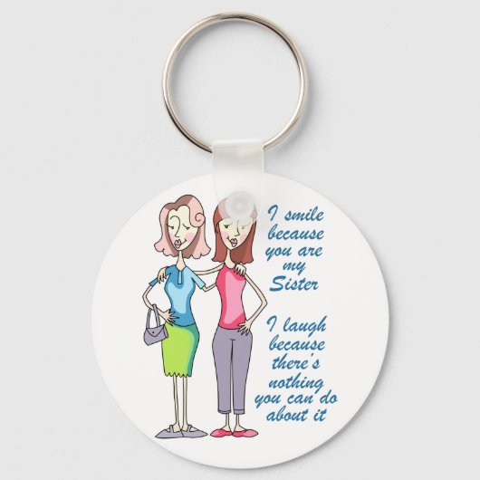 Jij bent mijn zuster sleutelhanger (Voorkant)