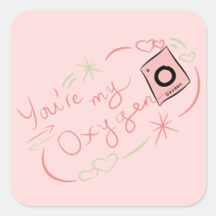 Jij Bent Mijn Zuurstof Sticker