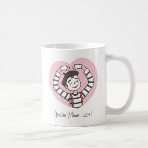 Jij Bent Mime Liefde, Mijn Liefde, Schattige Valen Koffiemok