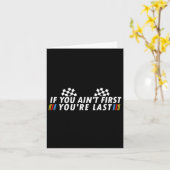 Jij bent niet de eerste je bent de laatste Grappig Kaart (Gele Bloem)