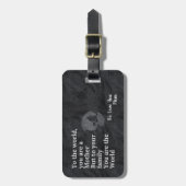 Jij bent onze wereld mama foto bagagelabel (Voorkant verticaal)