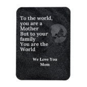 Jij bent onze wereldmoeder magneet (Verticaal)