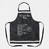 Jij bent onze wereldmoeder schort (Voorkant)