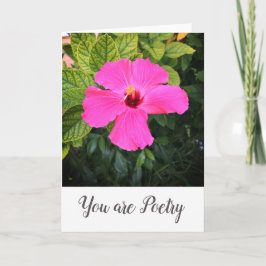 Jij bent poëzie kaart