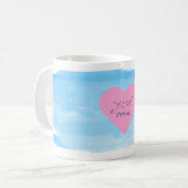 "Jij bent van mij" het kleinste deel Koffiemok (Voorkant links)