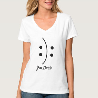 Jij Beslist Minimalistische Lijnkunst Perspectief T-shirt
